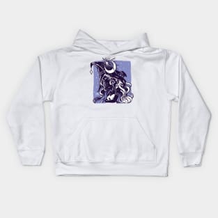 moon witch Kids Hoodie